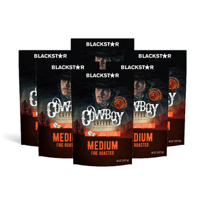 Blackstar Cowboy Coffee Package (6-pack) - Medium Fire Roasted
