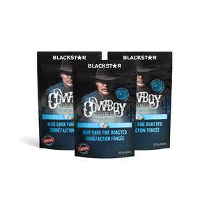 Blackstar Cowboy Coffee Package (3-pack) CA - Mud Dark Fire Roasted