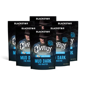 Blackstar Cowboy Coffee Package (6-pack) - Mud Dark Fire Roasted